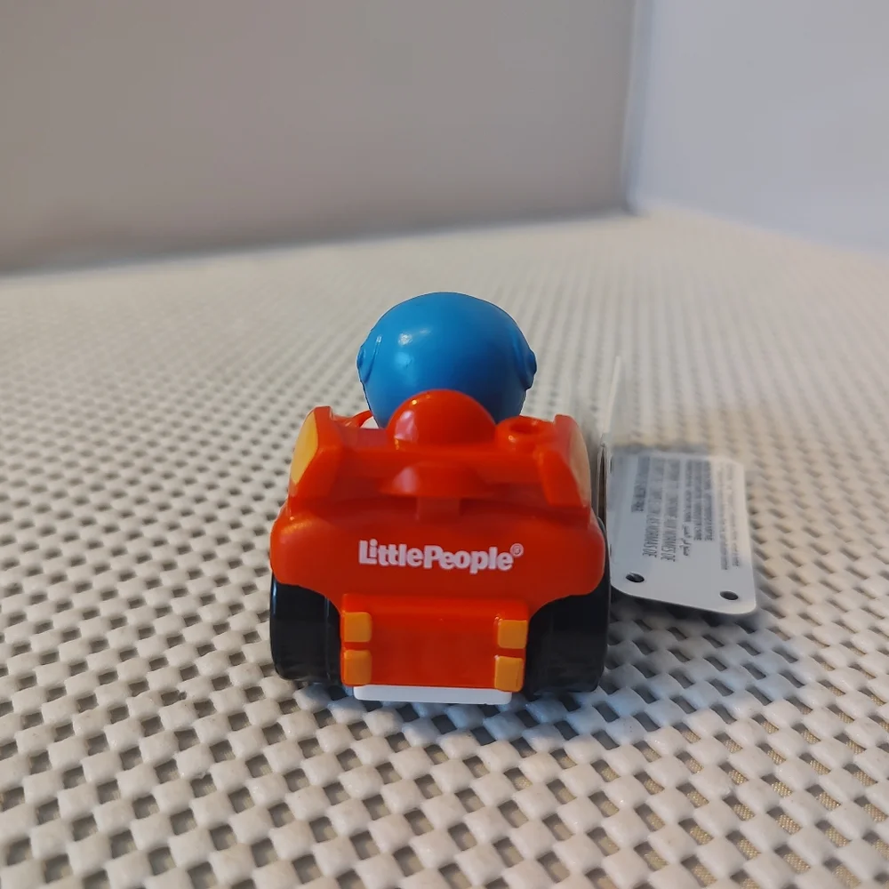 Little People Wheelies Race Car Red NWT 2015 Mattel Fisher Price